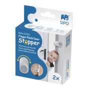 Set 2 buc Opritor de usa rotativ, pentru copii, SIPO Baby Safety EKDSBS-D10