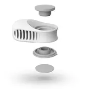 Set 2 buc Opritor de usa rotativ, pentru copii, SIPO Baby Safety EKDSBS-D10