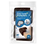 Set 4 aparatori moi pentru colturi, pentru copii, SIPO Baby Safety, Maro EKDSBS-T11-F4E