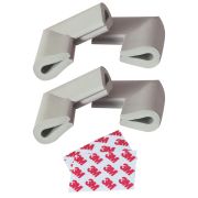Set 4 aparatori moi pentru suprafetele de sticla ale mobilierului, pentru copii, SIPO Baby Safety, Gri EKDSBS-T23UE