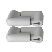Set 4 aparatori moi pentru suprafetele de sticla ale mobilierului, pentru copii, SIPO Baby Safety, Gri EKDSBS-T23UE