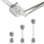 Sistem siguranta copii SIPO, blocator sertare, usa cuptor, frigider, congelator, dulap, previne deschiderea accidentala, adeziv puternic 3M, fara urme EKDSBS-214