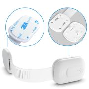 Sistem siguranta copii SIPO, blocator sertare, usa cuptor, frigider, congelator, dulap, previne deschiderea accidentala, adeziv puternic 3M, fara urme EKDSBS-217