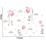 Sticker Decorativ Pentru Copii, Autoadeziv, 53x88 cm EKDWS63029