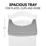 Tavita scaun masa Alpha, din lemn, Grey EKD55055-7