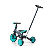 Tricicleta cu maner parental, Optimus Plus 4in1, Mint EKDmm5306
