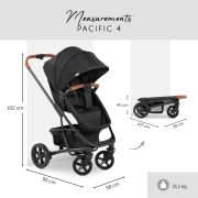 Carucior 3 in1 Hauck Pacific 4 ShopN Drive Caviar, Negru EKD30921-6