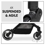 Carucior pentru copii Hauck Travel N Care PLUS, Black EKD60183