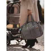 Geanta pentru calatorii 2 in 1, cu 17 buzunare, Kinder Hop, Space Grey EKDgs16880