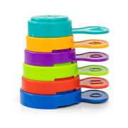 Jucarie de baie cu 6 cupe colorate, Stacking Flower EKD127959
