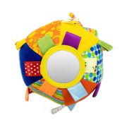 Jucarie din plus pentru agatat, Minge senzoriala cu clopotel, Funny Ball EKD127966