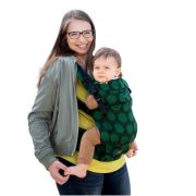 Marsupiu ergonomic, 3.5 kg-20 kg, Kinder Hop, Multi Grow, Dots Green EKDmg6651