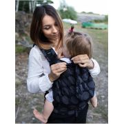 Marsupiu ergonomic, Kinder Hop, Multi Soft, Dots Dark Grey EKDms6620