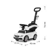 Masinuta copii 3 in 1 Mercedes AMG C63 White EKDmm24415