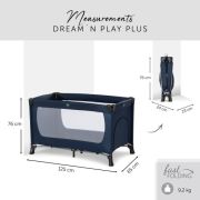 Patut pliabil Hauck Dream`N Play Plus Navy EKD603604