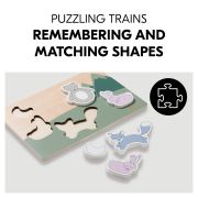 Puzzle din lemn certificat FSC, Hauck, Forest EKDhk13090