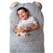 Sac de dormit Dream Catcher,transformabil in salteluta, Light Grey, 120x60cm EKDsd4414