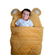 Sac de dormit Dream Catcher,transformabil in salteluta, Mustard, 120x60cm EKDsd4059