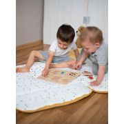Sac de dormit Dream Catcher,transformabil in salteluta, Mustard, 120x60cm EKDsd4059