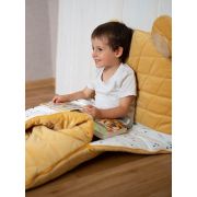 Sac de dormit Dream Catcher,transformabil in salteluta, Mustard, 120x60cm EKDsd4059