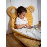 Sac de dormit Dream Catcher,transformabil in salteluta, Mustard, 120x60cm EKDsd4059