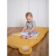 Sac de dormit Dream Catcher,transformabil in salteluta, Mustard, 120x60cm EKDsd4059
