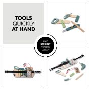 Set 9 unelte si curea, Invata sa lucrezi, Hauck, Learn to Work EKDhk13113