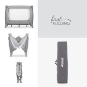 Tarc pliabil Hauck Sleep N Play SQ Nordic Grey EKD60649