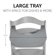 Tavita scaun masa Alpha, Click Grey EKDhk61598