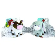 Jucarie plus jemini in cutie pentru colorat 15cm purcel je024316