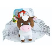 Jucarie plus jemini in cutie pentru colorat 15cm vacuta je024316v