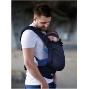 Marsupiu ergonomic, Kinder Hop, Multi Soft, Dark Blue EKDms6378