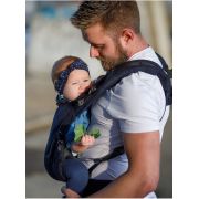 Marsupiu ergonomic, Kinder Hop, Multi Soft, Dark Blue EKDms6378