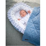Paturica Soft Touch cu doua fete, Catifea si Bumbac, 50x70 cm, Jeans EKDpk6804
