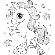 Patut copii din lemn hubners calisto unicorn 120x60 cm maro hubphcalun12ma