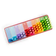 Set betisoare din lemn pentru numarat - curcubeu