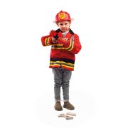 Set costum si accesorii pompier pentru copii