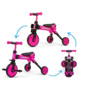 Tricicleta pliabila, transformabila in Bicicleta fara pedale, Grande Pink EKDmm25047