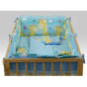 Aparatoare Laterala MyKids Happy Giraffe Albastru 120x60 - MYK00006578
