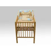 Aparatoare Laterala MyKids Happy Giraffe Albastru 140x70 - MYK00006575