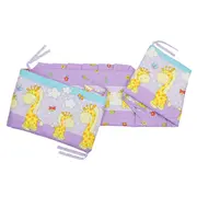 Aparatoare Laterala MyKids Happy Giraffe Mov 120x60 - MYK00006684