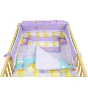 Aparatoare Laterala MyKids Happy Giraffe Mov 120x60 - MYK00006684