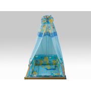 Lenjerie MyKids Happy Giraffe Albastru 5 Piese 120x60 cm 00006593