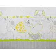 Lenjerie MyKids My Zoo Verde 4+1 Piese 140x70 - MYK00006627