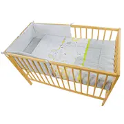 Lenjerie MyKids My Zoo Verde 4+1 Piese 140x70 - MYK00006627