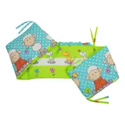 Lenjerie MyKids Oita Albastru 4+1 Piese 120x60 cm - MYK00006665
