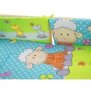 Lenjerie MyKids Oita Albastru 4+1 Piese 120x60 cm - MYK00006665