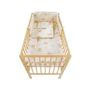 Lenjerie MyKids Teddy Stelute Crem M2 4 Piese 140x70 - MYK00006544