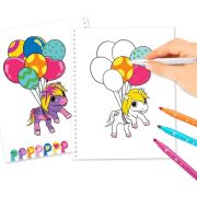 Carte de colorat cu carioci Ylvi Create Your Unicorn Depesche PT12168 BBJPT12168_Initiala