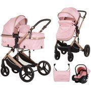 Carucior chipolino amore 3 in 1 flamingo hubst-kkam02405fl